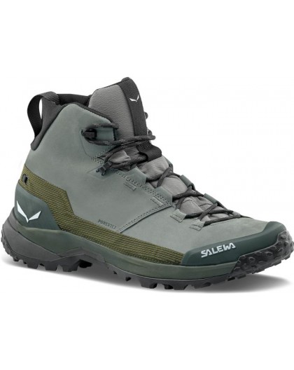 Shoes puez leather mid ptx-shadow-dark olive