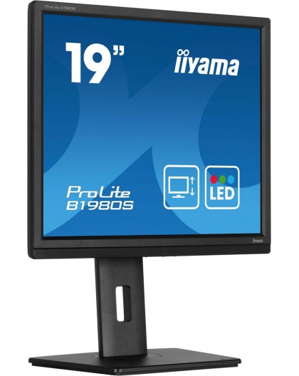 iiyama ProLite The 19’’ B1980S, designed for business, is an impressive LED-backlit monitor with a height adjustable stand