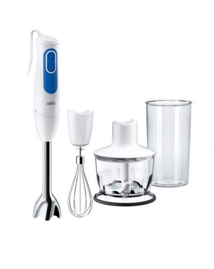 Braun MQ3035WH Sauce 0.6 L Immersion blender 700 W Blue, White
