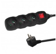 Esperanza ELK210K power extension 1.5 m 3 AC outlet(s) Indoor Black