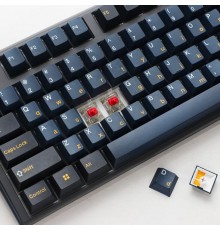 Ducky One 3 Pro Nazca Line Gaming Keyboard, mechanical, 8,000 Hz, Hot Swap, RGB – Cherry MX2A Red, US (ANSI)