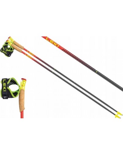 LEKI KIJE TRL Vertical K red-yellow 130