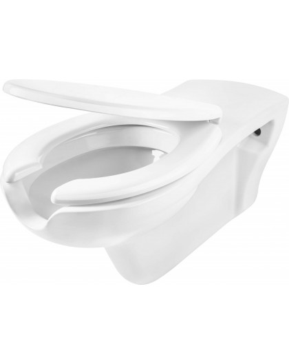 Toilet bowl with seat for people with reduced mobility