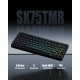 Ducky Tinker 75 Barebone Gaming Keyboard RGB - black ISO-DE - 75% Gaming Keyboard from Ducky - Hot-swappable - Barebone variant 