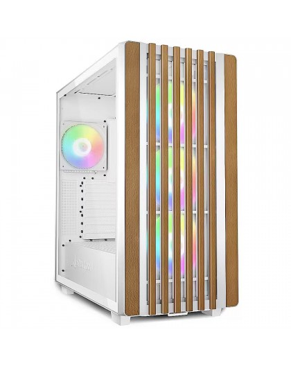 Case Sharkoon Rebel C70G RGB ATX glass white
