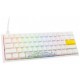 Ducky One 2 Pro Mini White Edition Gaming Keyboard, RGB LED - Cherry Blue