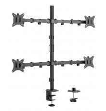 Equip 17"-32" Articulating Quad Monitor Desk Mount Bracket