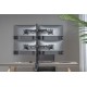 Equip 17"-32" Articulating Quad Monitor Desk Mount Bracket