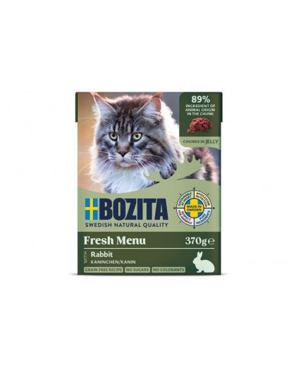 BOZITA Rabbit in Jelly - Wet Cat Food - 370g
