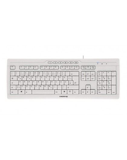 CHERRY STREAM 3.0 keyboard Office USB Swiss Grey