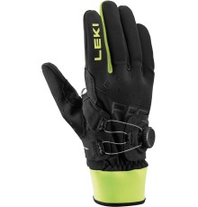 Leki PRC Boa Shark Gloves - black/neonyellow