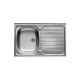 Sink reversible INTL 80x50 1B 1D