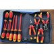 Set of pliers and screwdrivers 1000V, 7 pcs.