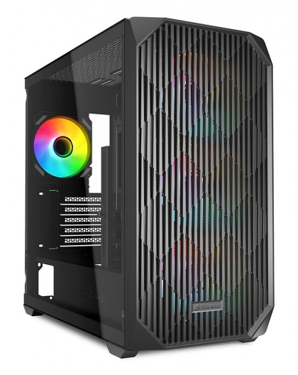 Sharkoon MK3 RGB Micro Tower Black