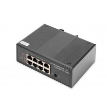 Industrial 7-port Gigabit PoE+ Switch w/ 1 PD