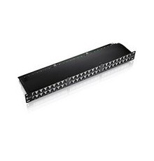 Equip 48-Port Cat.6 Shielded Patch Panel, Black