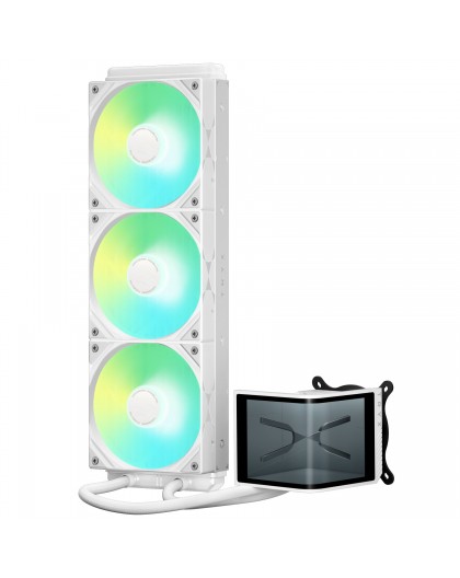 TRYX PANORAMA SE ARGB 360 Complete Water Cooling, 3D AMOLED Display - 360mm, white