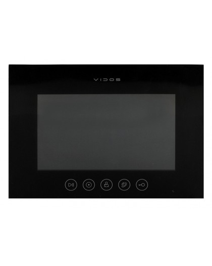 WiFi video door phone monitor VIDOS X M11B-X 7" screen LCD TFT 1024x600px Black