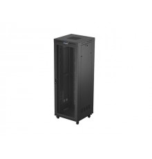 Standing rack cabinet 19'' 47U black perfor. door