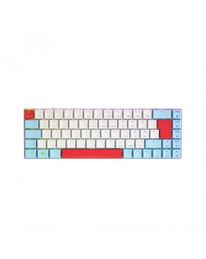 CHERRY MX-LP 2.1 Compact Wireless keyboard Gaming RF Wireless + Bluetooth QWERTZ German White