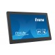iiyama 15.6” Full HD PCAP 10pt touchscreen monitor with IPS panel technology, integrated media player and a hinged stand on the 