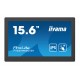 iiyama 15.6” Full HD PCAP 10pt touchscreen monitor with IPS panel technology, integrated media player and a hinged stand on the 
