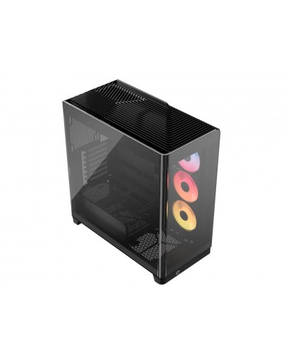 Corsair 4500X LX-R RGB Tempered Glass Mid-Tower, Black Midi Tower