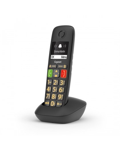 Gigaset E290HX DECT telephone Black