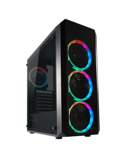 LC-Power Gaming 703B - Quad-Luxx Midi Tower Black