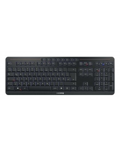 CHERRY Stream ultimate keyboard Home/Office USB + RF Wireless + Bluetooth QWERTZ German Black