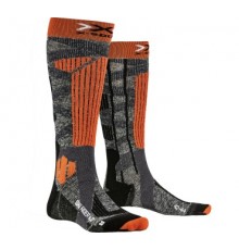 Ski Socks X-Socks Ski Rider 4.0 - grey black