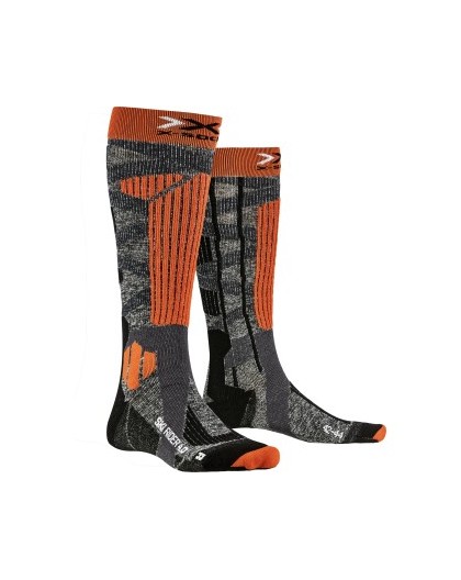 Ski Socks X-Socks Ski Rider 4.0 - grey black
