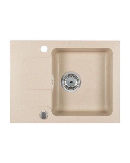 Sink STUDIO 59x48 1B 1D beige-sand