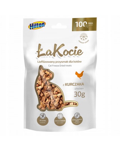 HILTON ŁaKocie Freeze dried chicken - cat treats - 30g