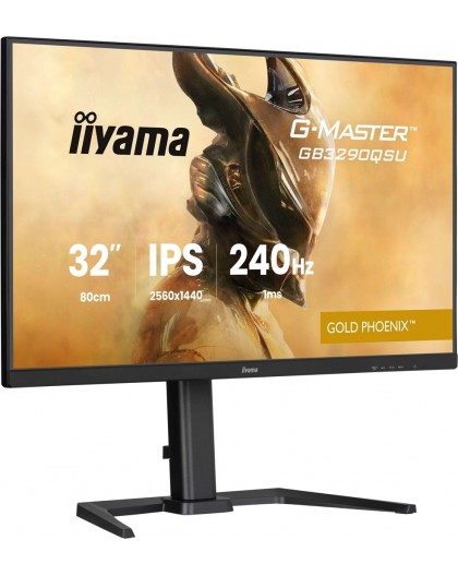 iiyama G-MASTER Dominate the game with the 32″ QHD Gold Phoenix GB3290QSU
