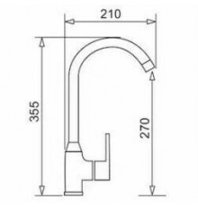 Sink ALAZIA 79x50 1B 1D gray concrete + FLESSI