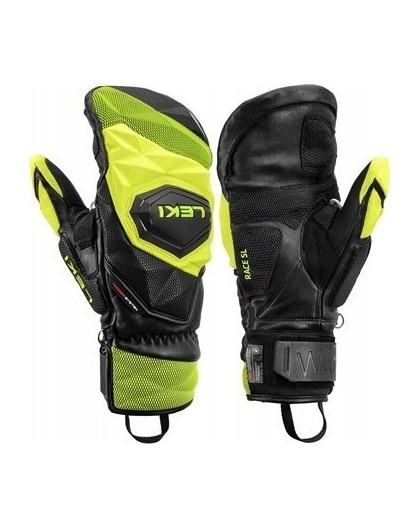 LEKI RĘKAWICE WCR Venom SL 3D MIitt black-ice lemon 9.0