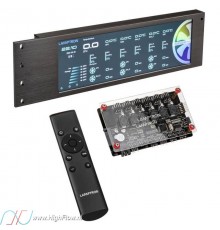 Lamptron CU135 Fan Controller + RGB Controller with Display, ARGB - Black