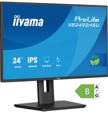 iiyama ProLite 24” IPS Full HD panel with 4-side slim bezel, B energy class and height adjustable stand