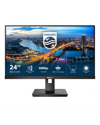 Philips B Line 243B1/00 LED display 60.5 cm (23.8") 1920 x 1080 pixels Full HD Black