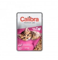CALIBRA Premium Kitten Turkey & Chicken - wet cat food - 100g