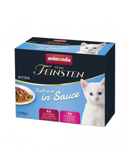 ANIMONDA Vom Feinsten Kitten Raffinesse in sauce - wet cat food - 8x85g