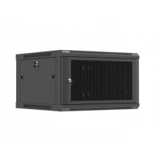 Wall-mount rack cabinet 19" 6U 600x600 black