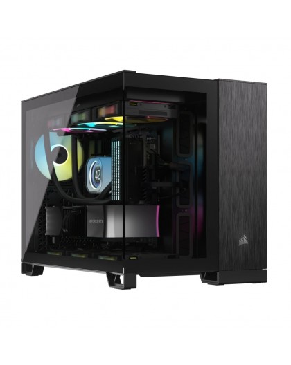 Corsair CC-9011287-WW computer case Midi Tower Aluminium, Black