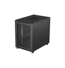 19" 22U 800x1200 black standing rack cabinet