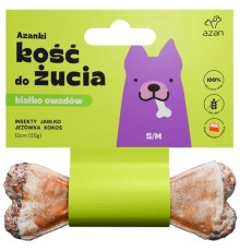 AZANKI Bone with insects and coconut S/M - dog treat - 12 cm