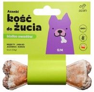AZANKI Bone with insects and coconut S/M - dog treat - 12 cm