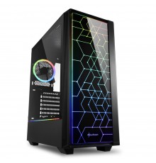 Sharkoon RGB LIT 100 Midi Tower Black