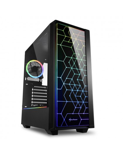 Sharkoon RGB LIT 100 Midi Tower Black