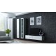 Cama Glass-case VIGO '180' 180/40/30 grey/white gloss